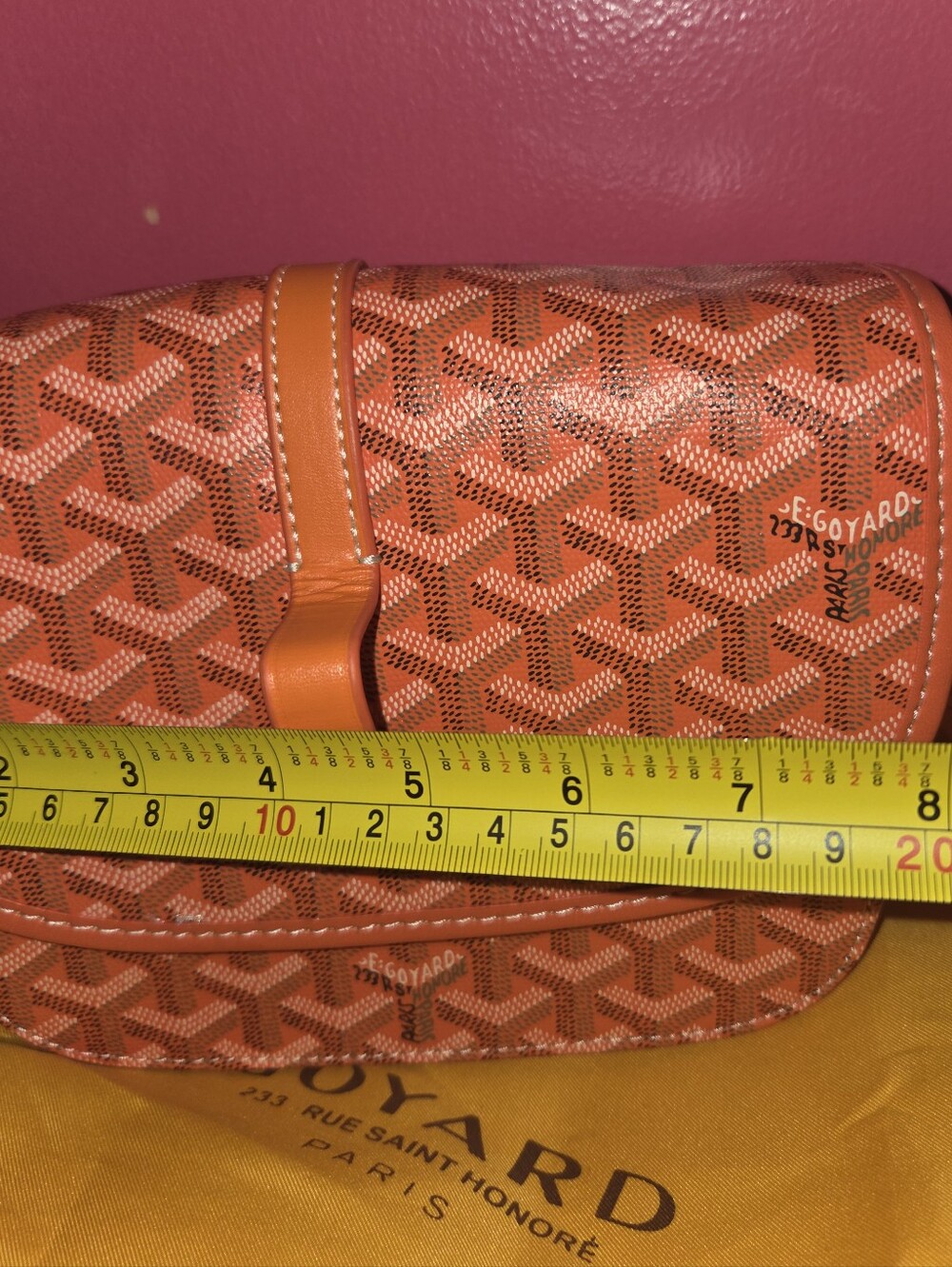 New Orange Chevron Print Women's Crossbody Bag